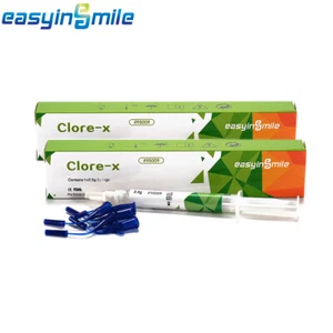2 piezas EASYINSMILE Dental Endo Gel Limpiador Material CLORE-X Solución de Clorhexidina - Imagen 1 de 12