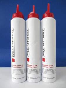 Paul Mitchell Flexible Style Sculpting Foam 6.7 oz (dented) 3 Pack - Picture 1 of 4