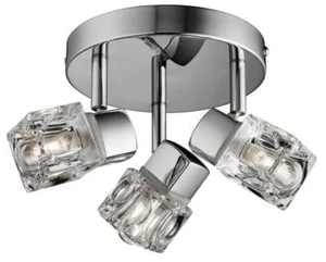 Searchlight 1003-3cc "Cool Ice" Ceiling Spot Light. Chrome - Picture 1 of 1