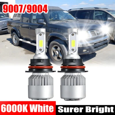 Kit de bombillas LED de haz alto/bajo 6000K para Nissan Frontier 98-2000 - 9004 HB1 Foto 1 de 4