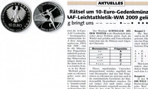 Germany / Euro Currency 10 Euro Athletics 2009 Mint Mark G Uncirculated - Picture 1 of 1