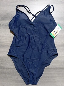 Hurley Swimsuit Adult XL Navy Blue One Piece Beach Womens - Picture 1 of 4