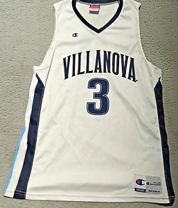 Villanova Wildcats Basketball Jersey Mens Large White Vintage Champion Made USA
