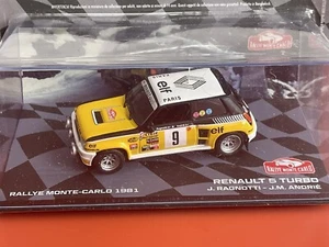 COCHE 1/43 IXO ALTAYA MODELO RENAULT 5 TURBO RALLYE MONTE CARLO 1981 - Imagen 1 de 3