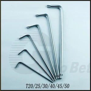 Torx Key Security Anti Tamper Allen Star Keys Hollow T25 T30 T40 T45 T50 Wrench - Picture 1 of 9