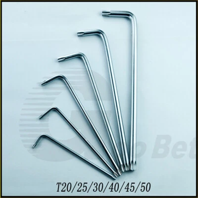 Torx Key Security Anti Tamper Allen Star Keys Hollow T25 T30 T40 T45 T50 Wrench - Image 1 of 3