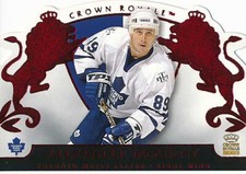 2002-03 Crown Royale RED #92 ALEXANDER MOGILNY - Toronto Maple Leafs