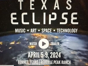 REDUCED: Texas Eclipse Festival; Burnet TX; two 4-day VIP Passes & glamping tent - Picture 1 of 7