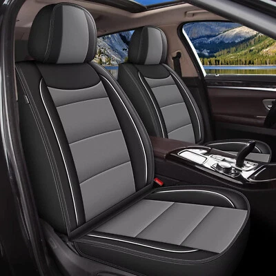 Fundas de asiento de cuero sintético para Jeep Gladiator 2020-2024 2 piezas Foto 1 de 4