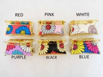 Clip de mandíbula floral (tamaño mediano) 3" de largo Foto 1 de 3