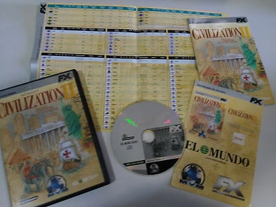 Civilization II juego para PC + Landkarte Cd-Rom Spanisch Version Multiplayer- - - Bild 1 von 4