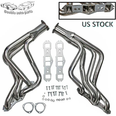 Exhaust Manifold Header Stainless For Oldsmobile Cutlass Delta 65-74 455 350 400 - Imagem 1 de 4