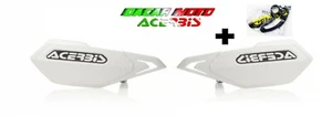 Handguards ACERBIS X-ELITE+ Mounting Kit Downhill E-Bike MTB Minicross White - Picture 1 of 1