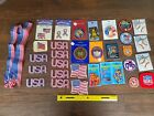 Lot America Bicentennial USA Flags States Liberty Independence Patriotic Patches