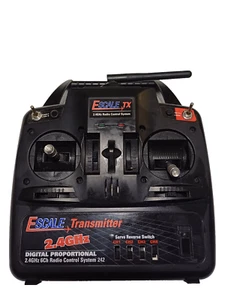 EScale 2.4GHz FHSS 6ch MODE 1 Transmitter for RC Model Aircraft Plane Helis - Picture 1 of 5