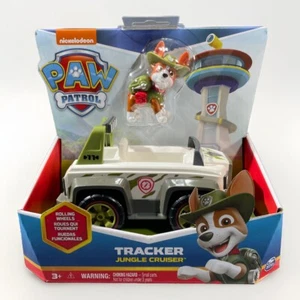 Nickelodeon Paw Patrol Tracker Jungle Cruiser Rescue Vehicle and Pup Toy - Picture 1 of 4