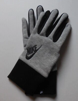 Guantes de entrenamiento Nike Club Fleece 2.0 para mujer gris oscuro jaspeado/negro/blanco medianos Foto 1 de 4