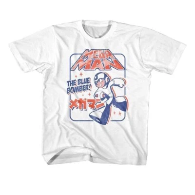 Camiseta Megaman Blue Bomber Kanji para niños Foto 1 de 2