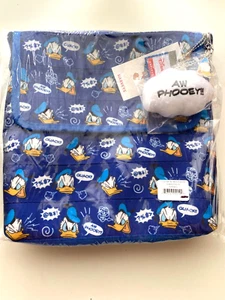 DISNEY HARVEYS SEATBELT DONALD DUCK STREAMLINE CROSSBODY MESSENGER BAG NWT - Picture 1 of 3