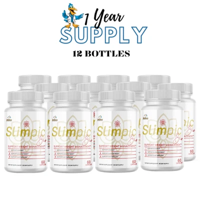 Slimpic Bio- Apoyo al Metabolismo, Suplemento para Control de Peso- 12 Botellas Foto 1 de 4