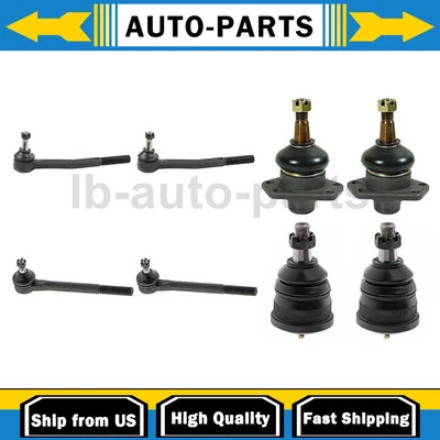 Front Tie Rod Ends & Ball Joint 8x Fits 1983 1984 1985 Pontiac Parisienne 5.7L - Image 1 of 4