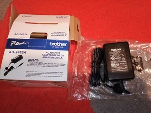 Adattatore CA originale Brother P-Touch AD-24ESA-01 per varie etichettatrici - Foto 1 di 6