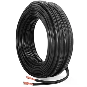 18/2 Low Voltage Landscape Lighting Copper Wire 100 Feet SPT-2W - Picture 1 of 7