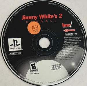 Jimmy White's Cue Ball 2 (Sony PlayStation, PS1) DISC ONLY | NO TRACKING | M5675 - Picture 1 of 1