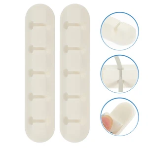 2 Pcs Starke Drahtklemme Kabelführungskleber Kabel-Klebe-Organizer - Afbeelding 1 van 12