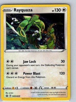 Rayquaza - SWSH029 Holo Promo SWSH: Sword & Shield Promo Cards NM - Image 1 of 2