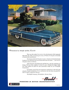 1953 Budd (by Chrysler) Sedan - Modest Origins, Monumental Impact - Picture 1 of 1