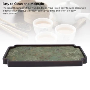 Wooden Tea Tray Gongfu Tea Tray Elegant For Home - Picture 1 of 24