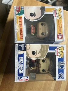 Mr Rodger’s and Luca Doncic Funko Pops - Picture 1 of 1