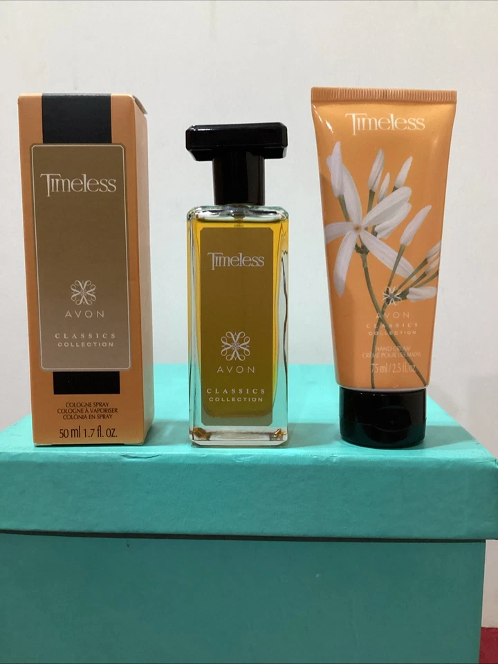 2 Piece Avon Timeless Classic Collection Set Cologne Spray & Hand Cream  - Image 1 of 1