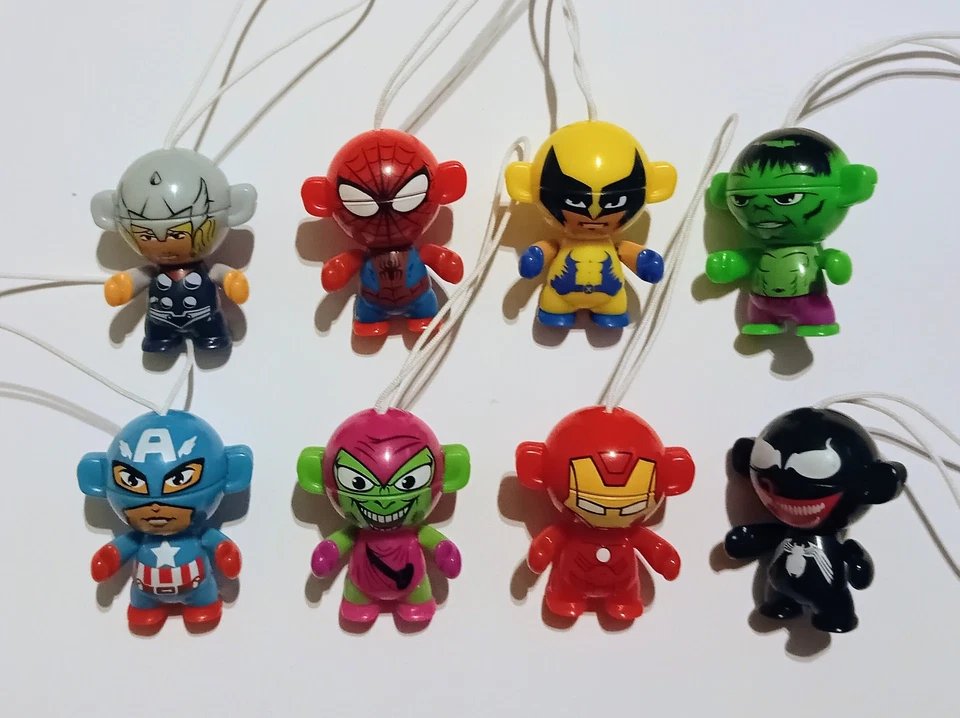 MARVEL HEROES & VILLAINS TWISTHEADS 2013 - CONJUNTO DE FIGURAS SORPRESA PARA NIÑOS FIGURAS Foto 1 de 1