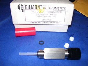 Gilmont Instruments Accucal Flowmeter #2S Valve with Orifice SS Stem 200-1069 - Picture 1 of 2