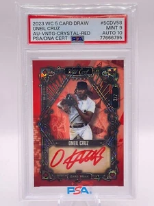 Wild Card 2023 5 Card Draw Vintage - ONEIL CRUZ (Crystal Holo Red Parallel /2) - Foto 1 di 2