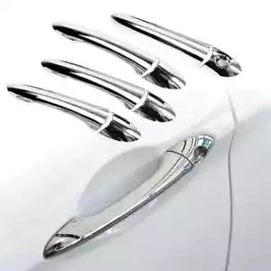 Exterior Door Handle Cover Trim Chrome Fits for Hyundai Sonata I45 YF 2011-2014 - Picture 1 of 8