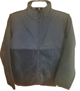 The Children’s Place Boys Fleece Zip Up Soft Fleece Jacket Pockets Navy 10/12 - Picture 1 of 15