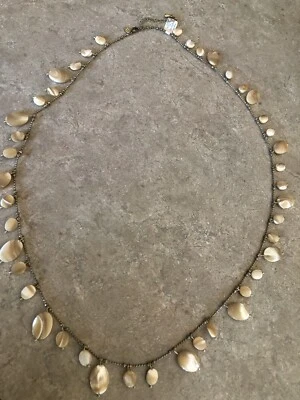 Lia Sophia Shell Dangles Kiam Necklace NWT! 32"-35" - Image 1 of 2