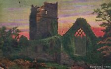 Vintage Postcard Muckross Abbey Killarney Ruins Old-World Church Kerry Ireland