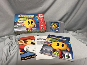 Ms Pac Man Maze Madness Nintendo 64 N64 Complete in Box CIB Great Shape! Rare! - Picture 1 of 1