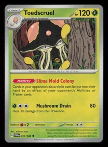 Toedscruel SV04: Paradox Rift #017/182 Uncommon Pokemon Card - Picture 1 of 2