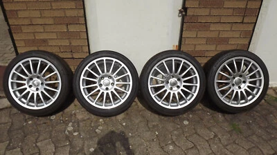 8x17 RH Alufelgen AS Speiche ET 55 + 3 Paar Distanzscheiben 215/45ZR17 Reifen - Bild 1 von 4