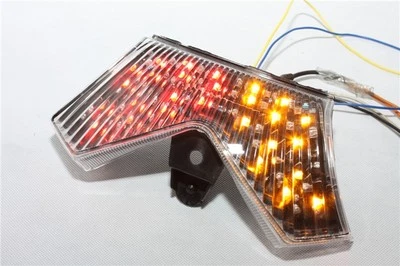 Nueva luz de freno trasera LED para Kawasaki Ninja Zx-14 Zx1400 Zzr1400 Smoke 2006-2011 Foto 1 de 4