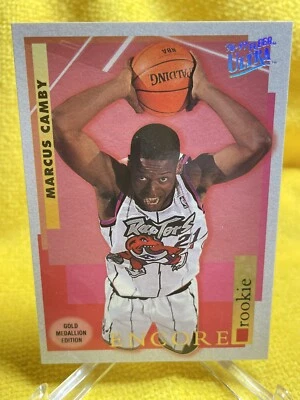 1996-97 Fleer Ultra Basketball Base and Gold Medallion Marcus Camby G-267 - Image 1 of 2