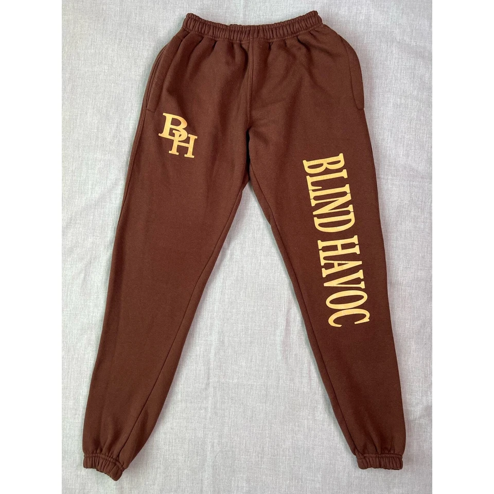 Blind Havoc Chose Love Over Hate Brown Sweatpants Large Foto 1 de 4