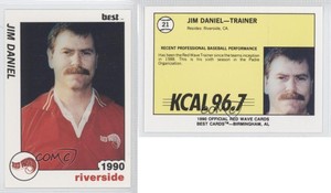 1990 Best Riverside Red Wave Jim Daniel #21