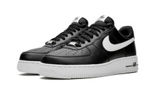 mens black and white nike air force 1