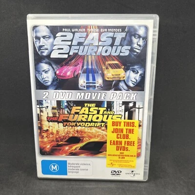2 Fast 2 Furious  / Fast And The Furious - Tokyo Drift  (DVD, 2003) - Image 1 of 4